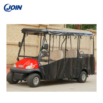 Αδιάβροχη γκολφ κάρρων κάλυψη βροχής Buggies γκολφ 4+2 περιφράξεων ηλεκτρική